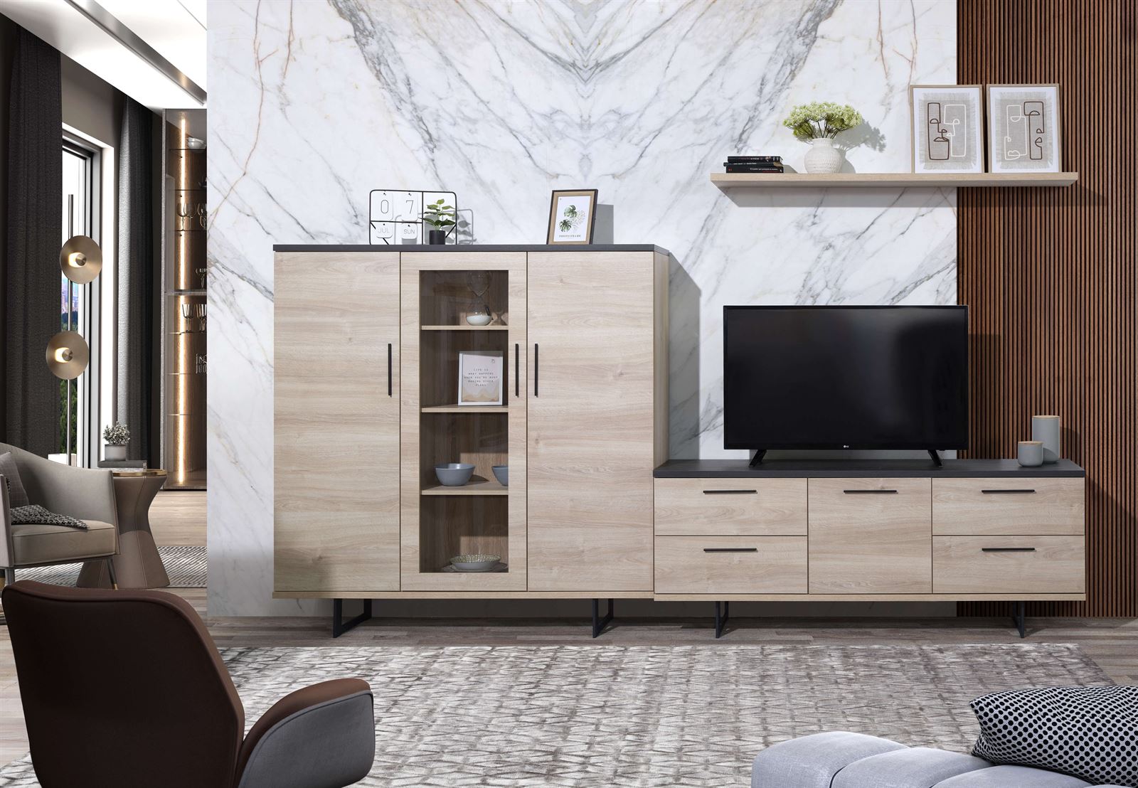 Mueble de salón Atlas - Imagen 1